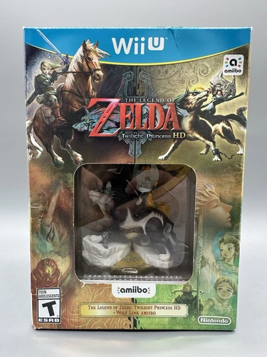 The Legend of Zelda: Twilight Princess HD (Nintendo Wii U) Amiibo + Box  NO GAME