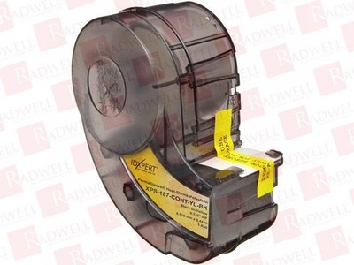 BRADY XPS-187-CONT-YL-BK / XPS187CONTYLBK (NEW IN BOX)