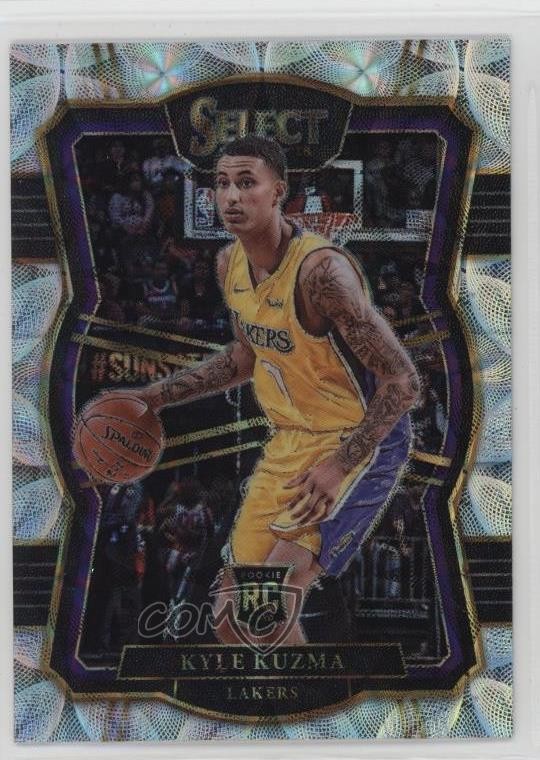 2017-18 Panini Select Premier Level Scope Prizm Kyle Kuzma #200 0rd2