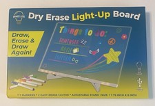 Space Lite Dry Erase Light-Up Board LED Light USB Power 11.75x8in
