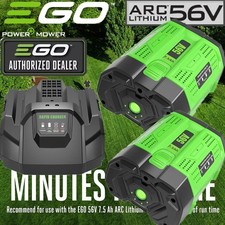 7.5Ah Lithium Battery / Charger For EGO Power 56V BA2800 BA2800T BA4200 BA1400