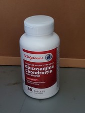  BB 02/27 Walgreens 3x Strength Glucosamine Chondroitin Joint Tablets - 80 ct.