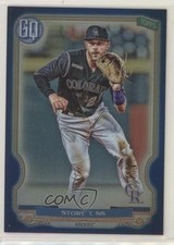 2020 Topps Gypsy Queen Box Topper Chrome Indigo Refractor /150 Trevor Story fm0