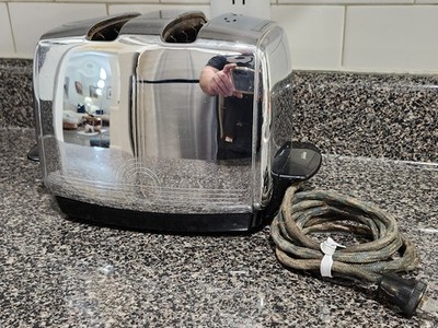Vintage Sunbeam Model T 20B Radiant  Chrome Toaster 1950s Tested Working
