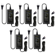 1-5Pack Switch Power Supply Transformer AC To DC 12V 5A Adapter For LED Strip US