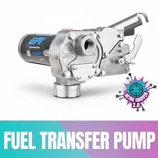 GPI 12V Fuel Transfer Pump–15 GPM Gas/Diesel Portable Electric Model-M-150S-E