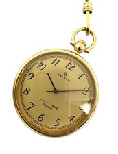 SEIKO SEISEN Quartz Pocket Watch 7N01-0020 36mm From Japan -e336