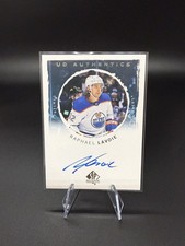 2024-25 SP Authentic UD Authentics Auto Raphael Lavoie Auto Edmonton Oilers