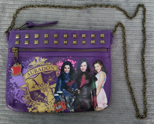 Disney Store Exclusive Descendants Auradon Prep Crossbody Bag Purple purse Apple