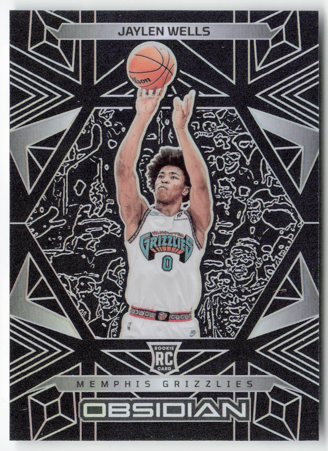 2024-25 Panini Obsidian #168 Jaylen Wells