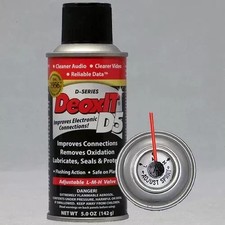 Caig DeoxIt D5S Can 142g 5 Solution Spray with LMH-Valve