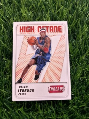 2016-17 Panini Threads High Octane Red #1 Allen Iverson Philadelphia 76ers B21