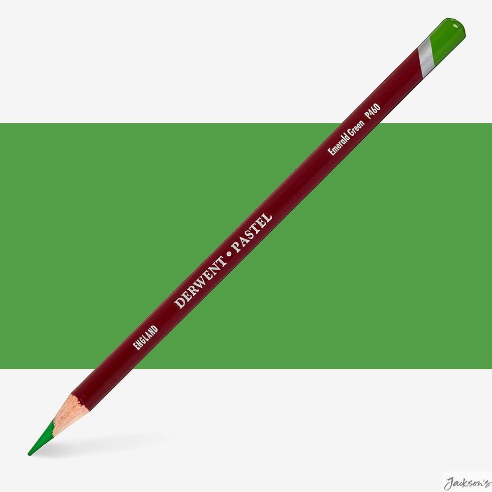 Derwent Pastel Pencil Wood Cased Emerald Green For Blending Drawing