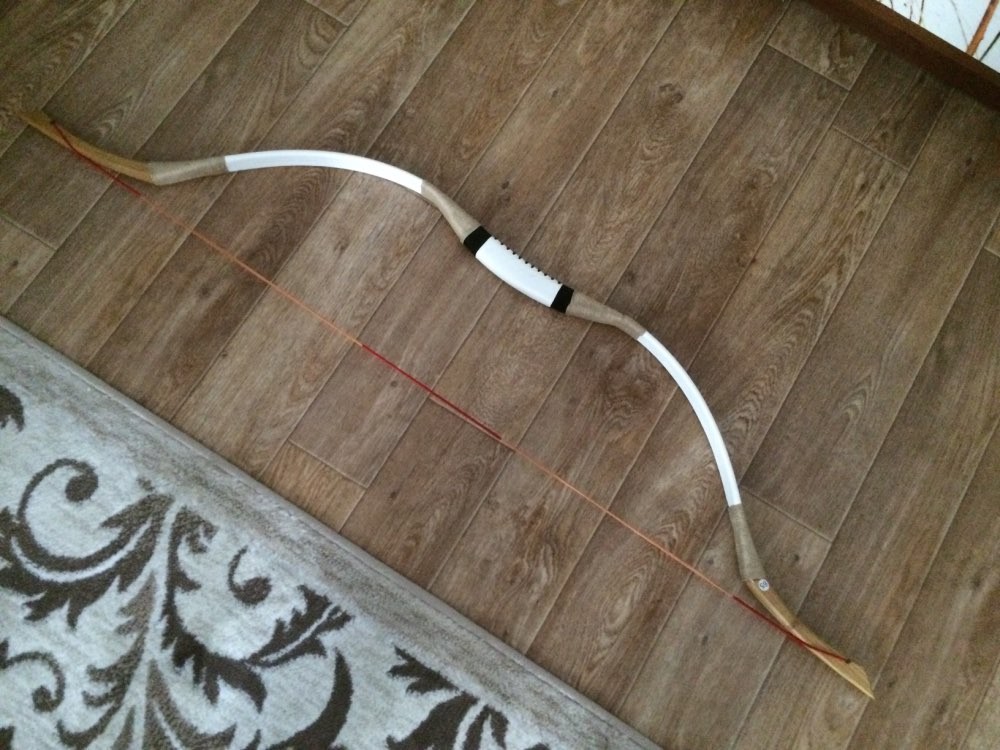 30-70 lbs Traditional Recurve Bow Longbow Wooden Mongolian Bow Archery Hunting