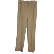ESCADA Light Reed wool tan trousers size 36 6US N.R 61891