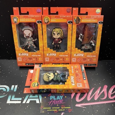 SILENT HILL 2 NEUE MAGNETE PYRAMID HEAD JAMES MARIA NURSE MIT DISPLAY FIGGYZ
