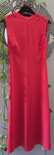 Mango Sleeveless formal maxi dress coral red size 6 medium