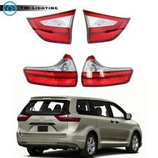 For 2015-2020 Toyota Sienna Tail Lights Tail Lamps Inner+Outer Right+Left Side