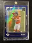2024 Donruss Optic Bo Nix Rated Rookie Blue Hyper Prizm #209 Broncos RC 🔥