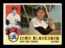 1960 Topps #283 Johnny Blanchard   VG X3704327