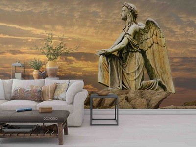 3D Angel Statue Wall Murals Wallpaper Murals Wall Sticker 19