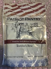 Patriot Pantry Survival Emergency Food Traveler’s Stew 4 Servings