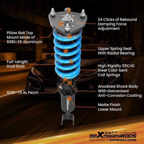 Kit Suspension Combine Fileté for Nissan 350Z Z33 3.5 de 2003 a 2008 coupe - Picture 5 of 12
