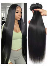 Brazilian Straight Hair Bundles 1/3/4 Deals Virgin Human Hair 14-42"