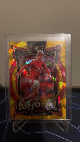 2024-25 Panini Select Premier League Toby Collyer RC Gold /10 Man United