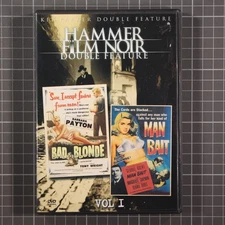 Hammer Film Noir Double Feature Vol. 1: Bad Blonde / Man Bait (DVD, 1952)