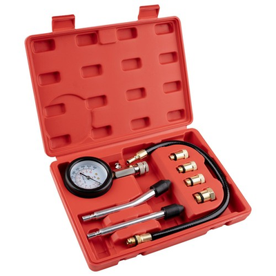 #ad 8 pcs Compression Tester Kit Petrol Pressure Tester Range of 0300 Psi Engine... $27.08