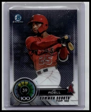 2018 Bowman #BTP-39 Jo Adell Bowman Chrome Scouts' Top 100