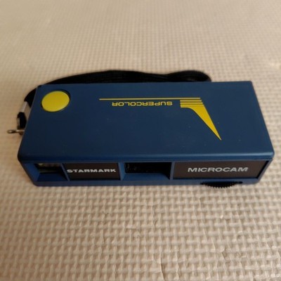 Supercolor Microcam Starmark Retro Camera Blue Yellow Accent Collector Item