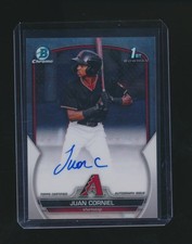 JUAN CORNIEL 2023 BOWMAN CHROME 1ST RC AUTO #CPA-JCL