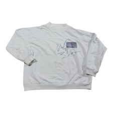 Vintage Adidas Sweatshirt White 90s Adult Size Large Professional Line