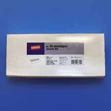 Staples 511289 Self Seal Security Tinted #10 Envelope 4 1/8-Inch X 9 1/2-Inch