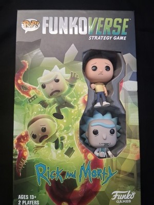 Funkoverse Strategy Game: Rick & Morty #100   Brand New Sealed   Exclusive