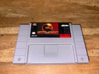 Vintage Super Nintendo Mortal Kombat  Cartridge Video Game - Tested and Working