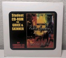 Brand New MASTERING PUBLIC SPEAKING Lamoureux PC Interactive Student CD-ROM NEW