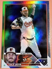 2023 Topps Series 2 - Cole Irvin #408 Rainbow Foil Parallel Baltimore Orioles