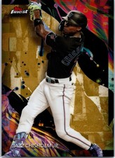JAZZ CHISHOLM 2024 TOPPS FINEST 108 GOLD REFRACTOR 01/25 MARLINS YANKEES