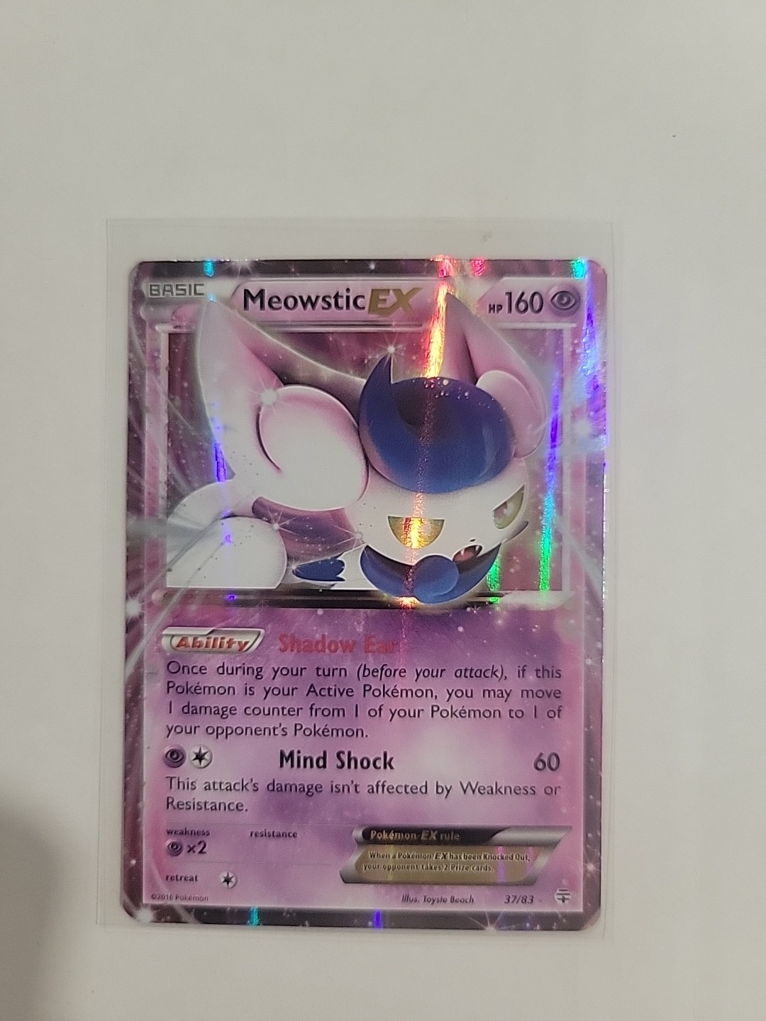 Meowstic EX 37/83 Generations Holo