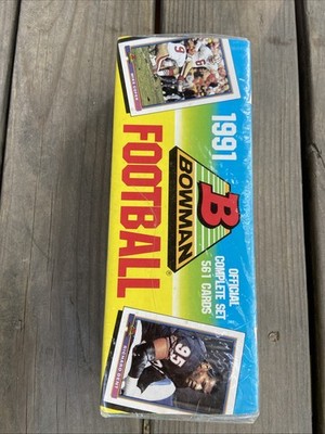 NFL 1991 Bowman Football Complete Set of 561 Cards  Factory Sealed