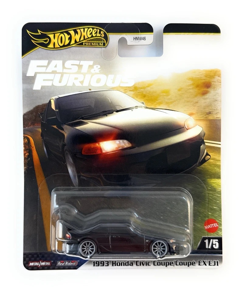 Hot Wheels 2025 Fast And Furious Premium M Assortment  Set of 5 HNW46-956M-7B2 - Image 2 of 4
