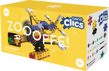NANO CLICS Transport 250 Teile MINT Lernspielzeug Konstruktion Set f.Kinder ab 8