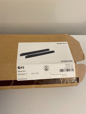 FS.com 19'' Rack-Blindplatte, 1HE (1U), 10er-Packung