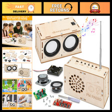STEM Building Kit for Kids 8-14 - DIY Bluetooth Speaker FM Radio Science Proje