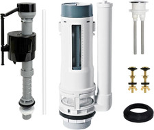 2-Inch Toilet Repair Kit inside Tank with Dual Flush Valve Replacement, Includes