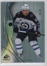 2024-25 Upper Deck SP Game Used Rainbow Foil 88/91 Cole Perfetti #26 vs3
