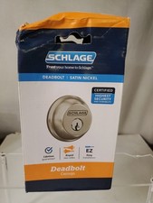 Schlage B62N G 619 Double Cylinder Deadbolt Satin Nickel